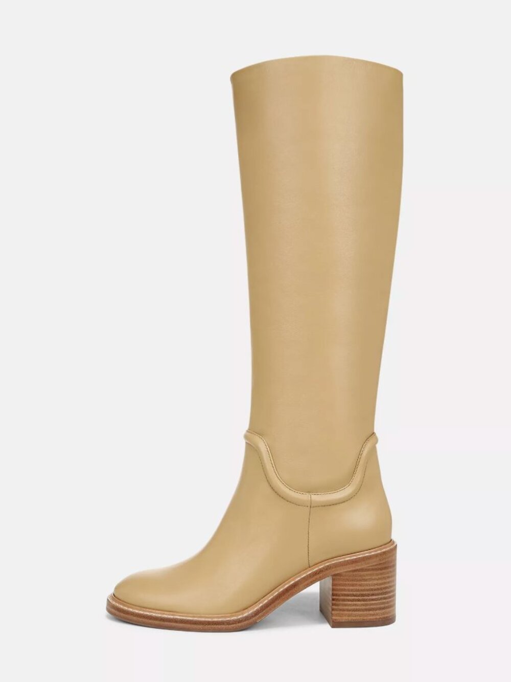 Vince Fabian knee-high boot gingernut leather women's size 9M